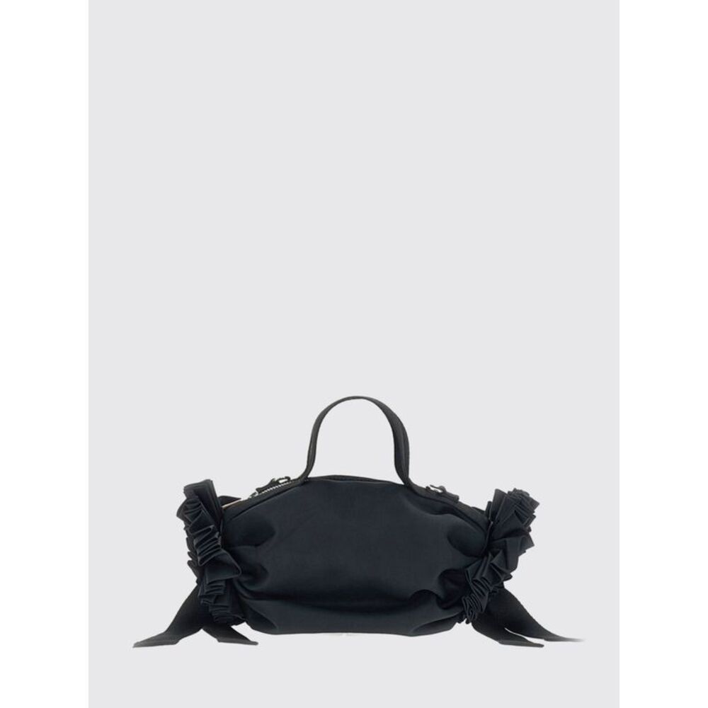 Simone Rocha Women Simone Rocha Double Ribbon Nylon Handbag With Bow And Ruffles